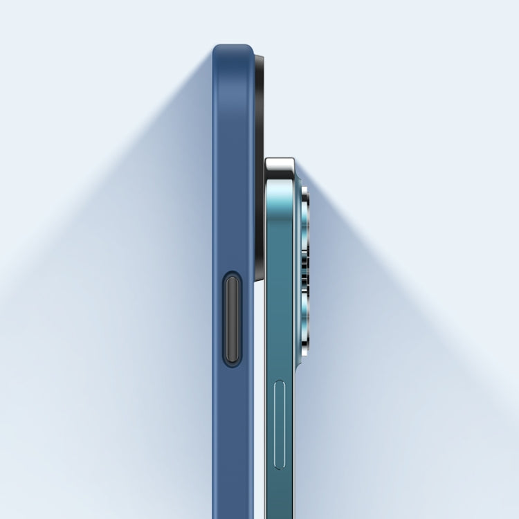 For iPhone 13 Pro Max ROCK PC + TPU Udun Transparent Protective Case (Blue) - iPhone 13 Pro Max Cases by ROCK | Online Shopping UK | buy2fix