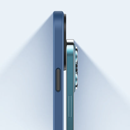 For iPhone 13 Pro Max ROCK PC + TPU Udun Transparent Protective Case (Blue) - iPhone 13 Pro Max Cases by ROCK | Online Shopping UK | buy2fix