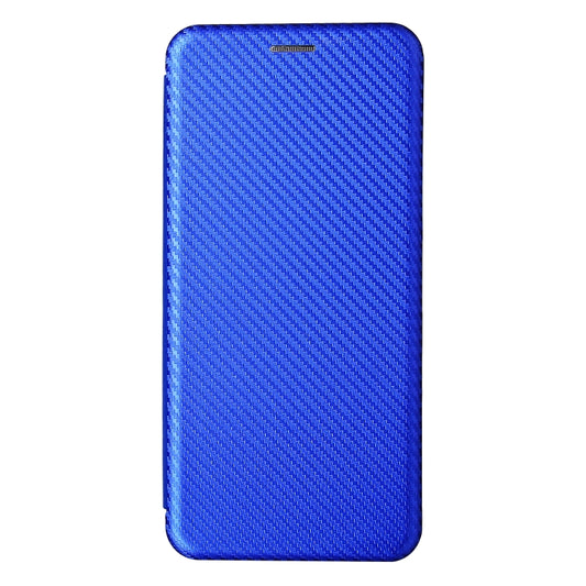 For UMIDIGI Power 5 Carbon Fiber Texture Horizontal Flip TPU + PC + PU Leather Case with Card Slot(Blue) - More Brand by buy2fix | Online Shopping UK | buy2fix