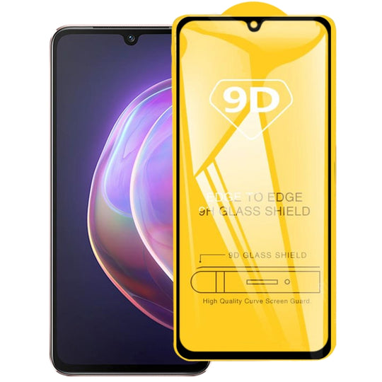 For vivo V21 / V21 5G / V23e 5G 9D Full Glue Full Screen Tempered Glass Film
