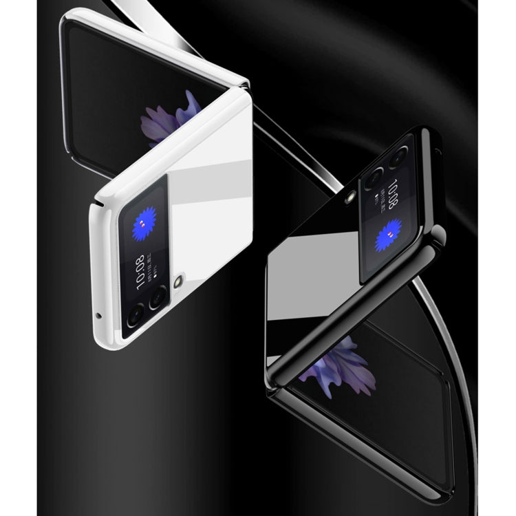 For Samsung Galaxy Z Flip3 5G Shockproof Piano Paint Protective Case(Black) by buy2fix