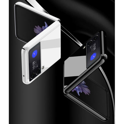 For Samsung Galaxy Z Flip3 5G Shockproof Piano Paint Protective Case(Black) by buy2fix