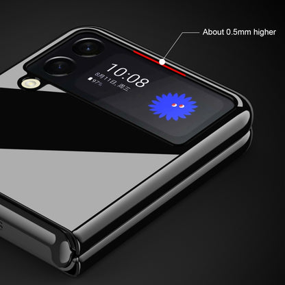 For Samsung Galaxy Z Flip3 5G Shockproof Piano Paint Protective Case(Black) by buy2fix
