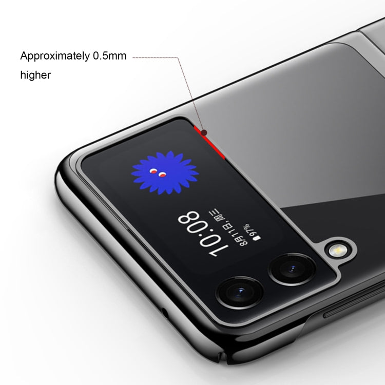 For Samsung Galaxy Z Flip3 5G Symphony Plating PC Shockproof Protective Case(Rose Gold) by buy2fix