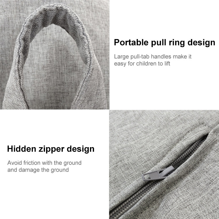 Lazy Sofa Bean Bag Chair Fabric Cover, Size:100 x 120cm(Red) by buy2fix