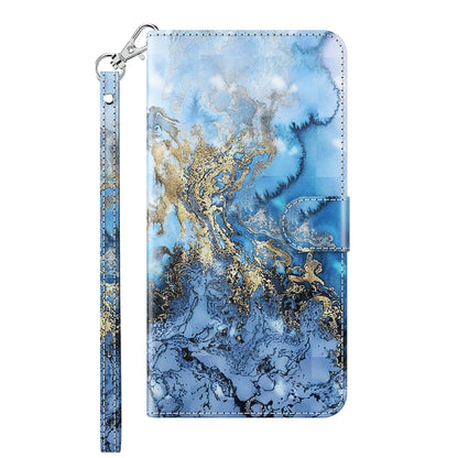 For iPhone 13 mini 3D Painting Pattern Horizontal Flip TPU + PU Leather Case with Holder & Card Slots & Wallet (Milky Way) by buy2fix