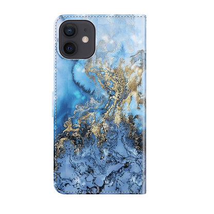 For iPhone 13 mini 3D Painting Pattern Horizontal Flip TPU + PU Leather Case with Holder & Card Slots & Wallet (Milky Way) by buy2fix