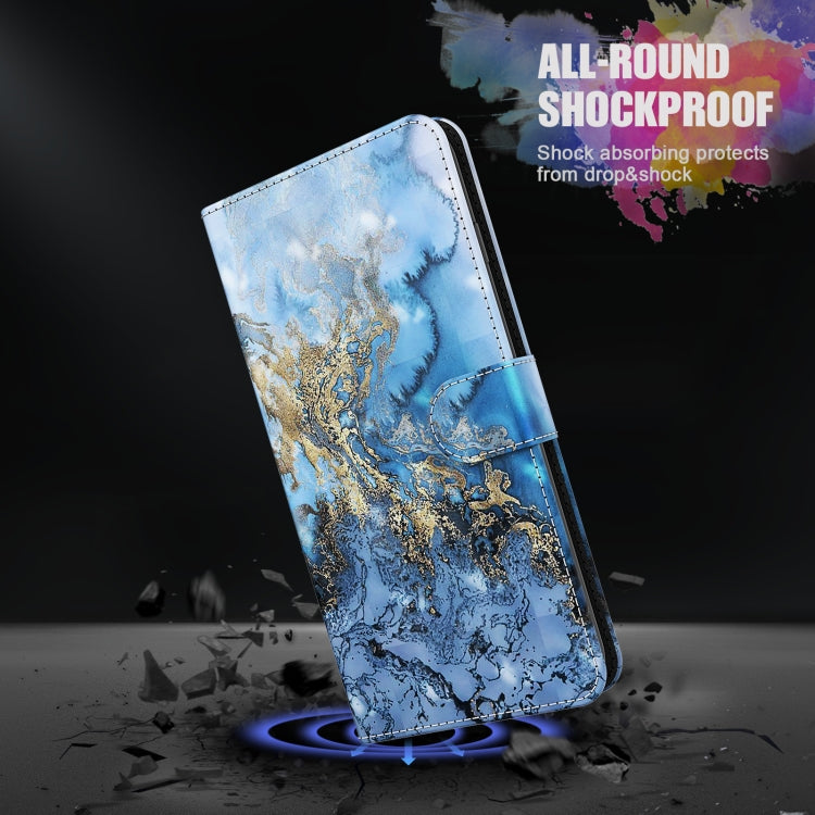 For iPhone 13 mini 3D Painting Pattern Horizontal Flip TPU + PU Leather Case with Holder & Card Slots & Wallet (Milky Way) by buy2fix