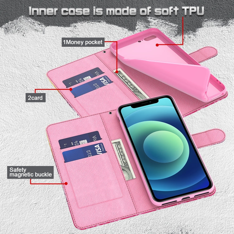For iPhone 13 mini 3D Painting Pattern Horizontal Flip TPU + PU Leather Case with Holder & Card Slots & Wallet (Swirl Pattern) by buy2fix