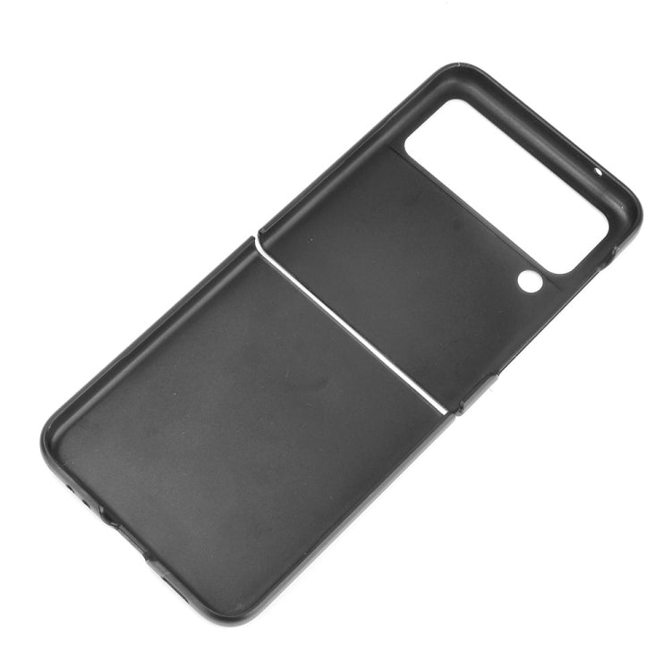 For Samsung Galaxy Z Flip3 5G Shockproof Sewing Cow Pattern Skin PC + PU + TPU Case(Orange) by buy2fix