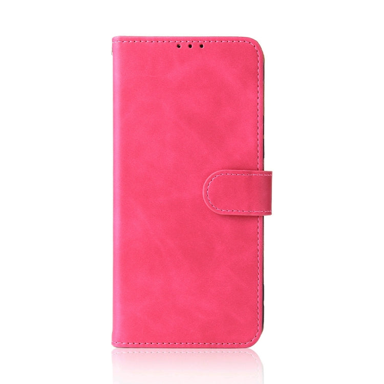 Solid Color Skin Feel Magnetic Buckle Horizontal Flip Calf Texture PU Leather Case with Holder & Card Slots & Wallet For Nokia XR20(Rose Red) by buy2fix