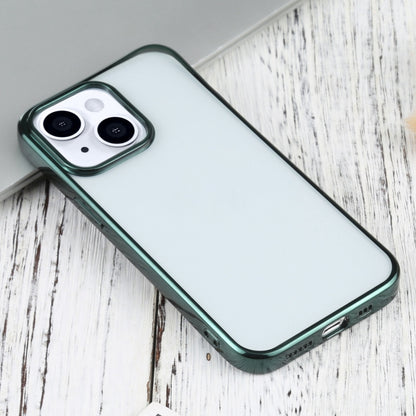 For iPhone 13 Ultra-thin Electroplating TPU Protective Case(Green) - iPhone 13 Cases by buy2fix | Online Shopping UK | buy2fix