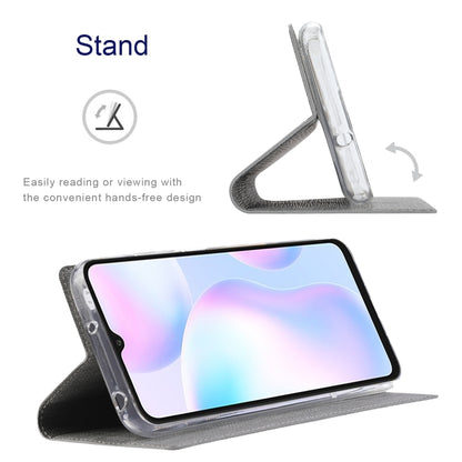 For OnePlus Nord N200 5G ViLi DMX Series Shockproof TPU + PU Leather Magnetic Attraction Horizontal Flip Case with Card Slot & Holder(Grey) - OnePlus Cases by ViLi | Online Shopping UK | buy2fix