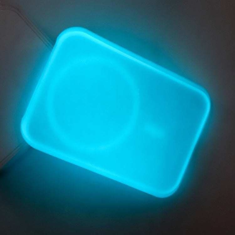 Ultra-Thin Magsafing Silicone Case for Magsafe Battery Pack(Fluorescent Blue) - Others Accessories by buy2fix | Online Shopping UK | buy2fix