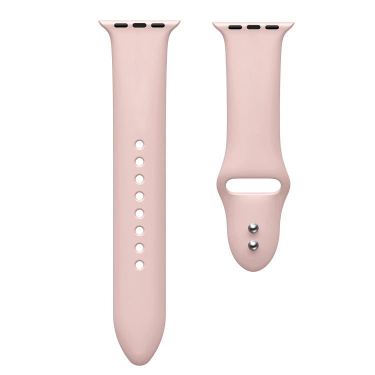 Double Nail Silicone Strap Watch Band For Apple Watch Ultra 49mm&Watch Ultra 2 49mm / Series 9&8&7 45mm / SE 3&SE 2&6&SE&5&4 44mm / 3&2&1 42mm(Silt) by buy2fix