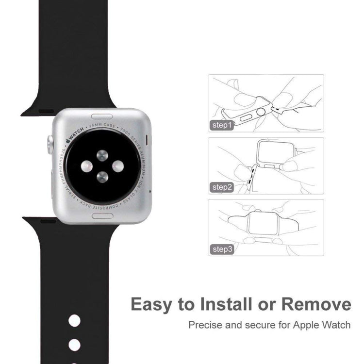 Double Nail Silicone Strap Watch Band For Apple Watch Ultra 49mm&Watch Ultra 2 49mm / Series 9&8&7 45mm / SE 3&SE 2&6&SE&5&4 44mm / 3&2&1 42mm(Grey) by buy2fix