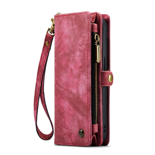 For iPhone 13 Pro Max CaseMe-008 Detachable Multifunctional Horizontal Flip Leather Case with Card Slot & Holder & Zipper Wallet & Photo Frame (Red) - iPhone 13 Pro Max Cases by CaseMe | Online Shopping UK | buy2fix