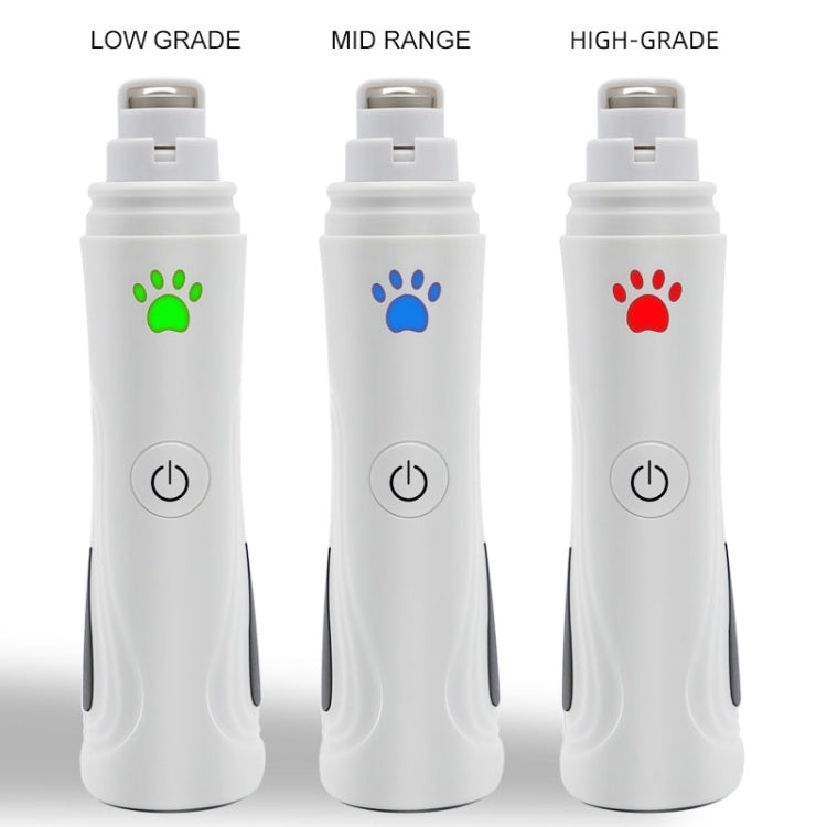 RC-306 Animal Nail Grinder USB Automatic Manicure(White) - Fingernail Trimmers & Scissors by buy2fix | Online Shopping UK | buy2fix
