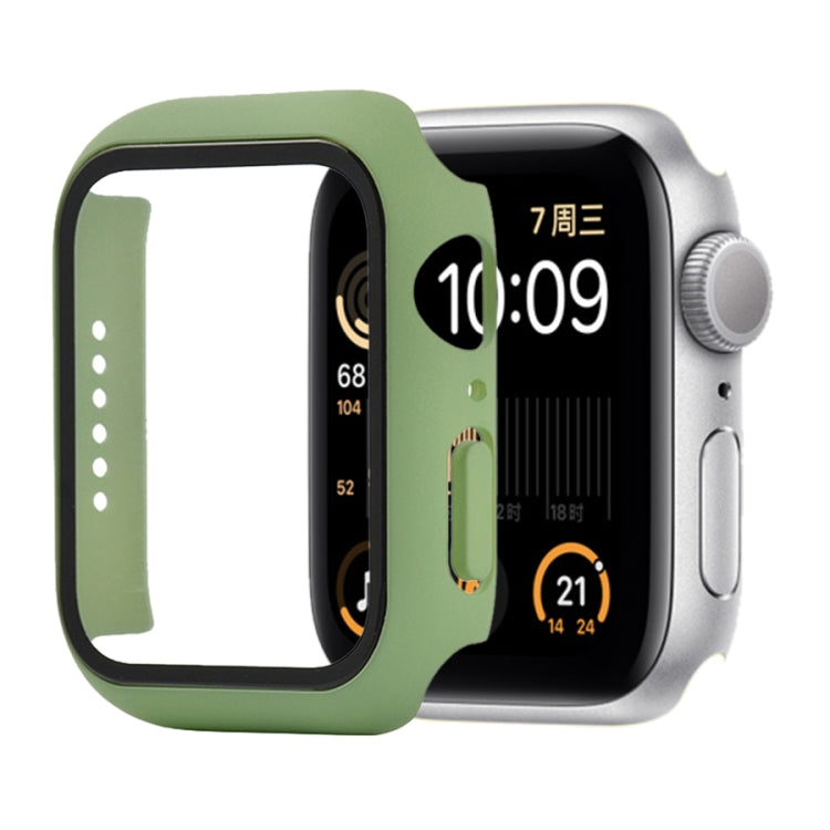 Shockproof PC+Tempered Glass Protective Case with Packed Carton For Apple Watch Series 6 / 5 / 4 / Watch SE 40mm(Mint Green) by buy2fix