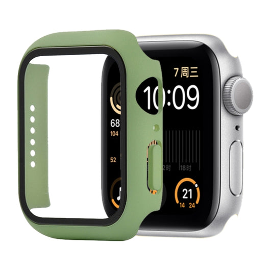 Shockproof PC+Tempered Glass Protective Case with Packed Carton For Apple Watch Series 6 / 5 / 4 / Watch SE 40mm(Mint Green) by buy2fix