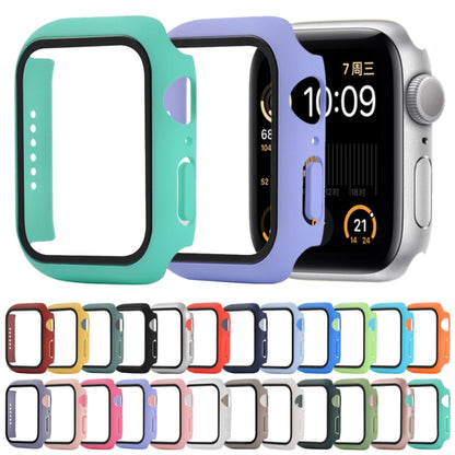 Shockproof PC+Tempered Glass Protective Case with Packed Carton For Apple Watch Series 6 / 5 / 4 / Watch SE 40mm(Rose Gold) by buy2fix