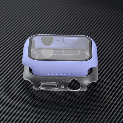 Shockproof PC+Tempered Glass Protective Case with Packed Carton For Apple Watch Series 6 / 5 / 4 / Watch SE 40mm(Lavender) by buy2fix