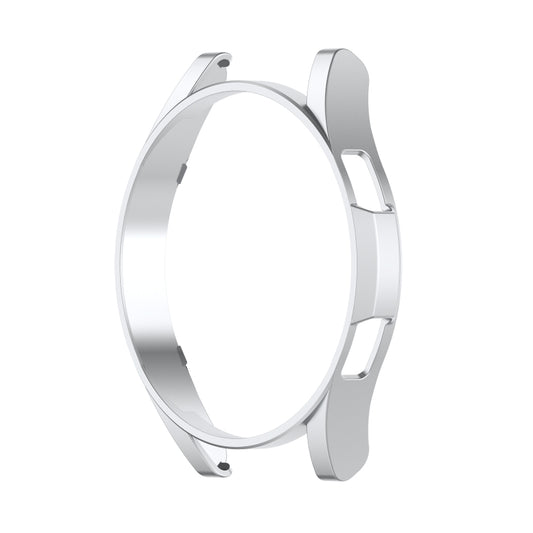 For Samsung Galaxy Watch4 40mm Half Coverage Hollowed PC Protective Case(Silver) - Watch Cases by buy2fix | Online Shopping UK | buy2fix