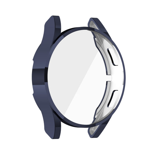 For Samung Galaxy Watch4 44mm Full Coverage TPU Electroplating Protective Case Cover(Midnight Blue) - Watch Cases by buy2fix | Online Shopping UK | buy2fix