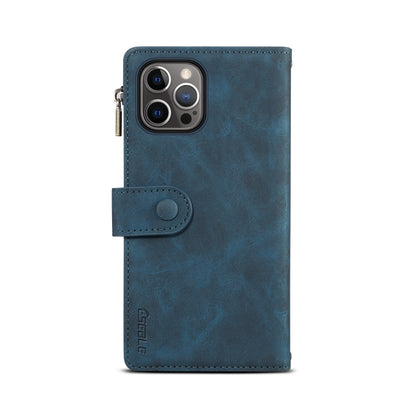 Retro Frosted Horizontal Flip Leather Case with Holder & Card Slot & Wallet & Zipper Pocket & Lanyard For iPhone 11 Pro(Deep Green) - iPhone 11 Pro Cases by buy2fix | Online Shopping UK | buy2fix