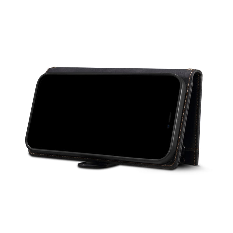 For iPhone XR Retro Frosted Horizontal Flip Leather Case with Holder & Card Slot & Wallet & Zipper Pocket & Lanyard(Black) - More iPhone Cases by buy2fix | Online Shopping UK | buy2fix