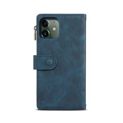 Retro Frosted Horizontal Flip Leather Case with Holder & Card Slot & Wallet & Zipper Pocket & Lanyard For iPhone 11(Deep Green) - iPhone 11 Cases by buy2fix | Online Shopping UK | buy2fix