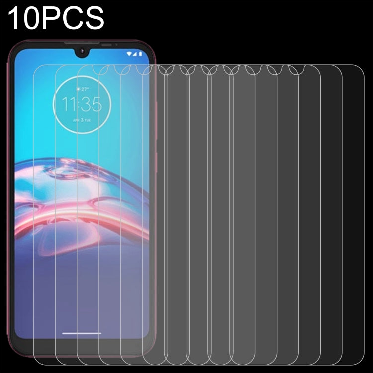 For Motorola Moto E6i 10 PCS 0.26mm 9H 2.5D Tempered Glass Film by buy2fix