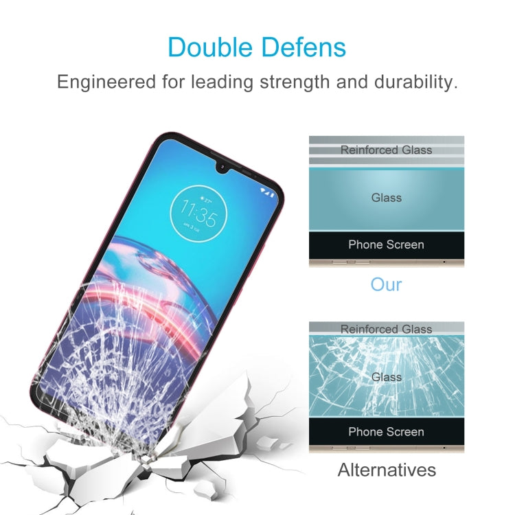 For Motorola Moto E6i 10 PCS 0.26mm 9H 2.5D Tempered Glass Film by buy2fix