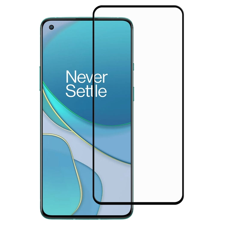For OnePlus 8T / 8T+ 5G Full Glue Full Cover Screen Protector Tempered Glass Film by buy2fix