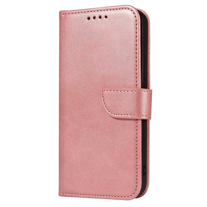 For iPhone 13 mini Calf Texture Buckle Horizontal Flip Leather Case with Holder & Card Slots & Wallet (Rose Gold) by buy2fix