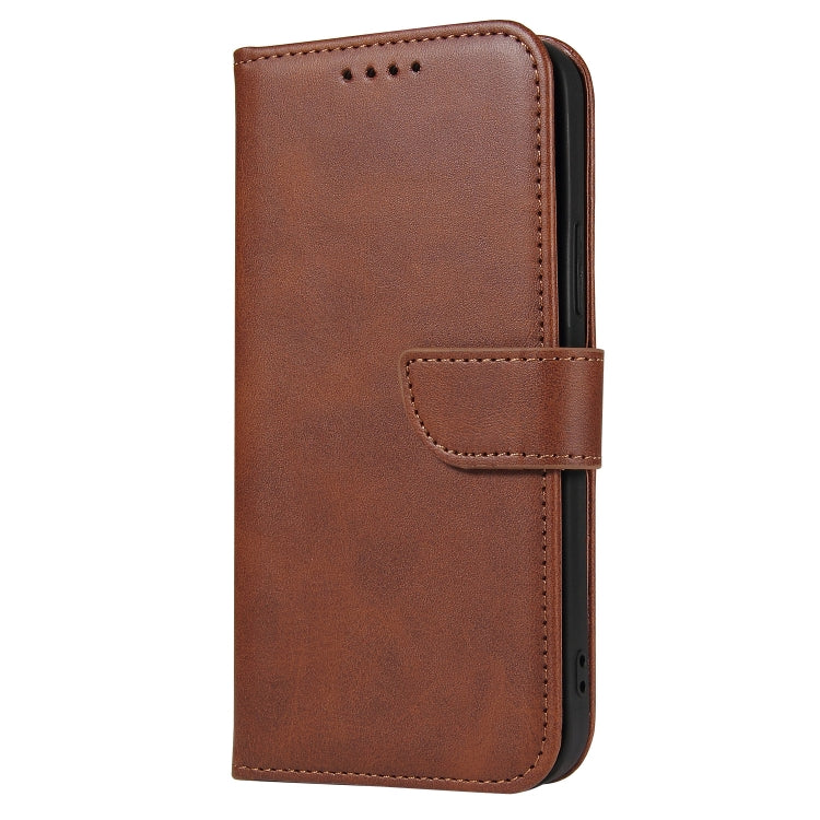 For iPhone 13 mini Calf Texture Buckle Horizontal Flip Leather Case with Holder & Card Slots & Wallet (Brown) by buy2fix