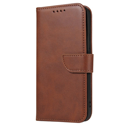For iPhone 13 mini Calf Texture Buckle Horizontal Flip Leather Case with Holder & Card Slots & Wallet (Brown) by buy2fix