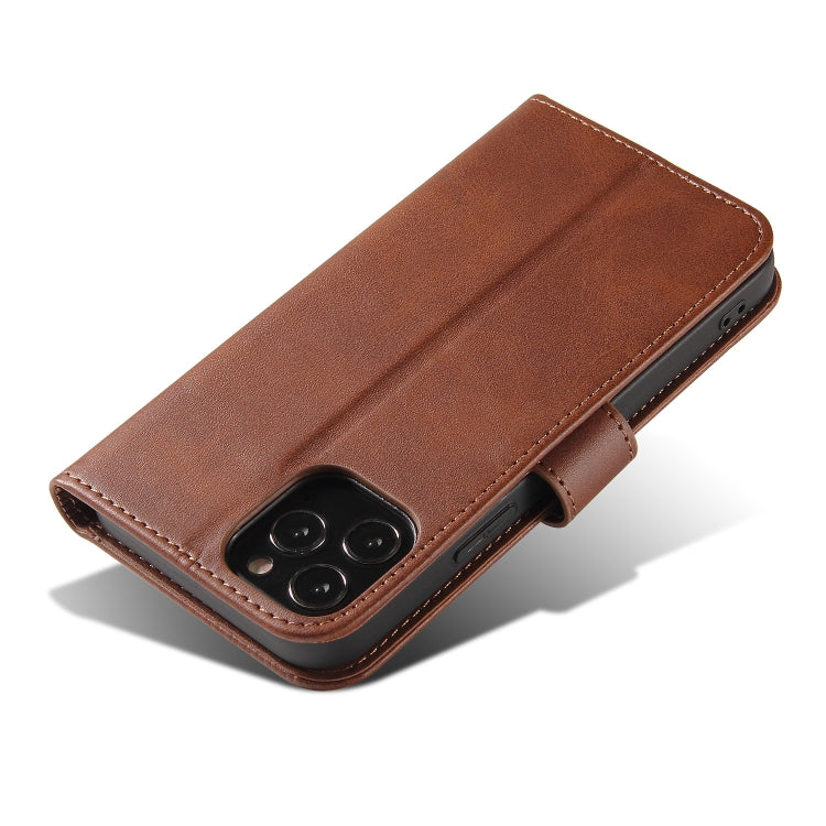 For iPhone 13 mini Calf Texture Buckle Horizontal Flip Leather Case with Holder & Card Slots & Wallet (Brown) by buy2fix