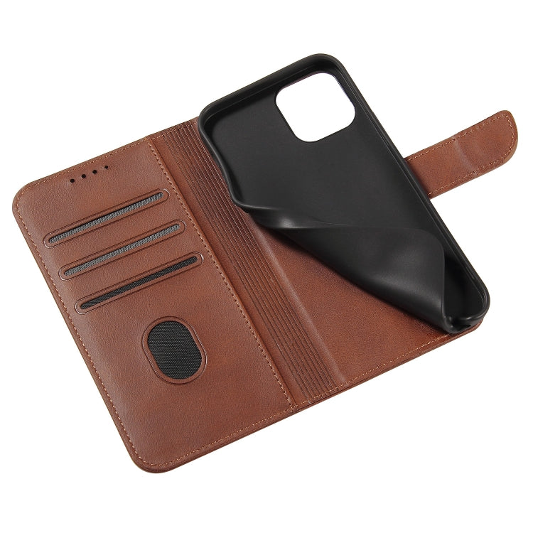 For iPhone 13 mini Calf Texture Buckle Horizontal Flip Leather Case with Holder & Card Slots & Wallet (Brown) by buy2fix
