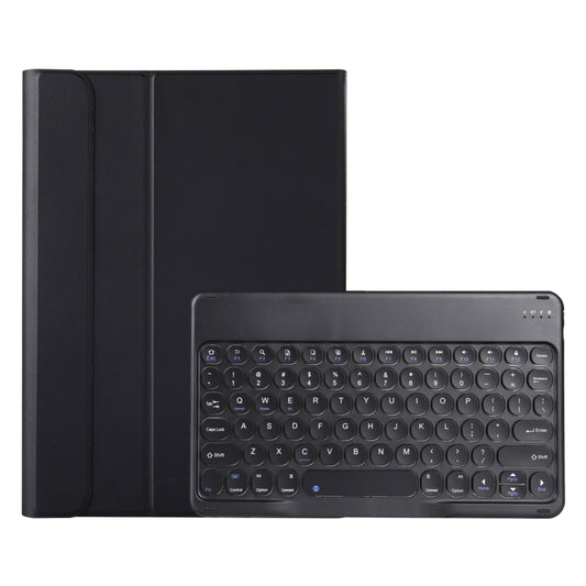 Y0N5 TPU Tablet Case Lambskin Texture Round Keycap Bluetooth Keyboard Leather Tablet Case with Holder For Xiaomi Pad 5 / 5 Pro(Black) - Xiaomi Keyboard by buy2fix | Online Shopping UK | buy2fix