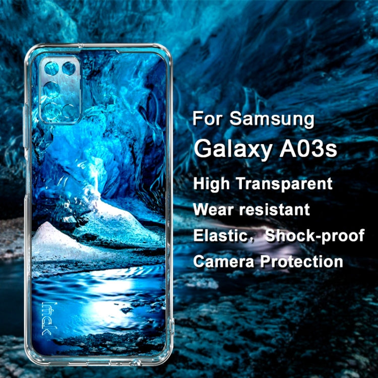 For Samsung Galaxy A03s EU Version IMAK UX-5 Series Transparent Shockproof TPU Protective Case by imak