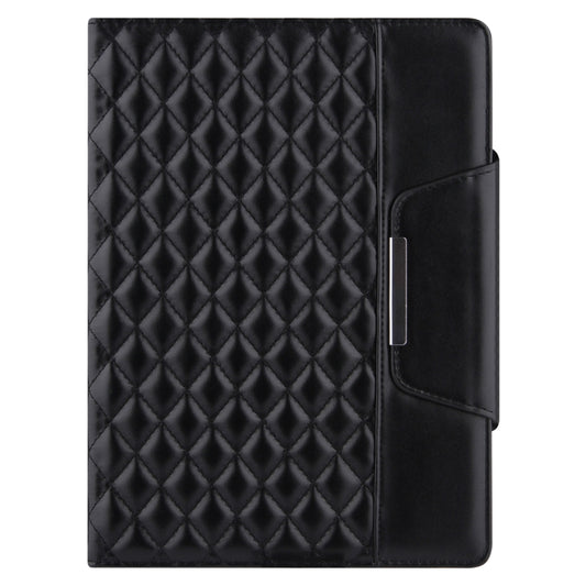 Checkered Pattern Horizontal Flip Leather Case with Holder & Card Slots & Hand Strap For iPad 9.7 (2018 / 2017) / Air 2 / Air / Pro 9.7 2016(Black) - iPad 9.7 (2018) & (2017) Cases by buy2fix | Online Shopping UK | buy2fix
