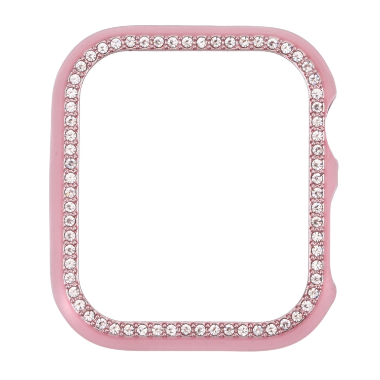 Metal Diamond Protective Watch Case For Apple Watch Series 6 / 5 / 4 / Watch SE 44mm(Pink) by buy2fix