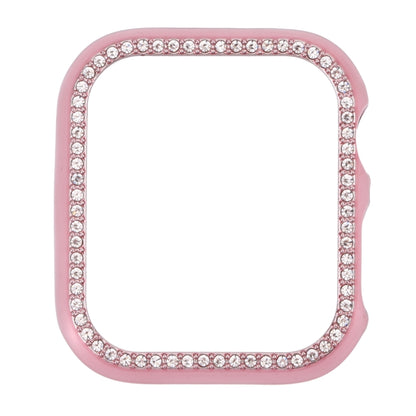 Metal Diamond Protective Watch Case For Apple Watch Series 6 / 5 / 4 / Watch SE 44mm(Pink) by buy2fix