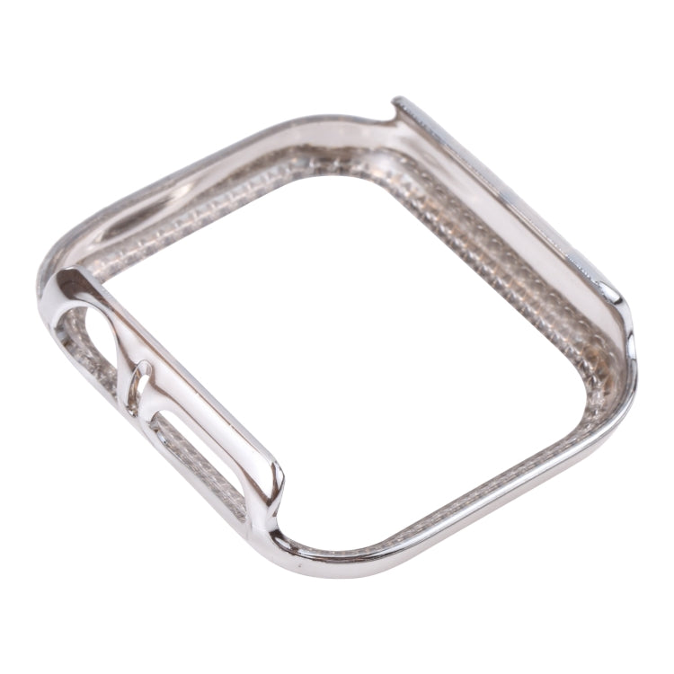 Metal Diamond Protective Watch Case For Apple Watch Series 3 & 2 & 1 38mm(Silver) by buy2fix