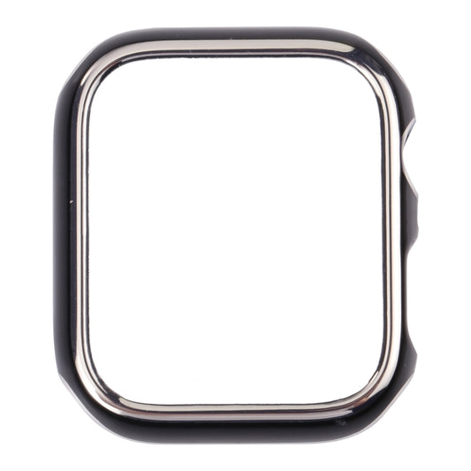 Dual-color Electroplating PC Protective Watch Case For Apple Watch Series 3 & 2 & 1 42mm(Silver Edge + Black Background) by buy2fix