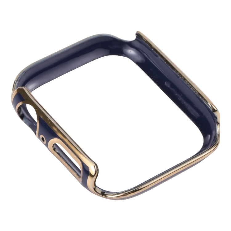 Dual-color Electroplating PC Protective Watch Case For Apple Watch Series 3 & 2 & 1 42mm(Phnom Penh + Blue Background) by buy2fix