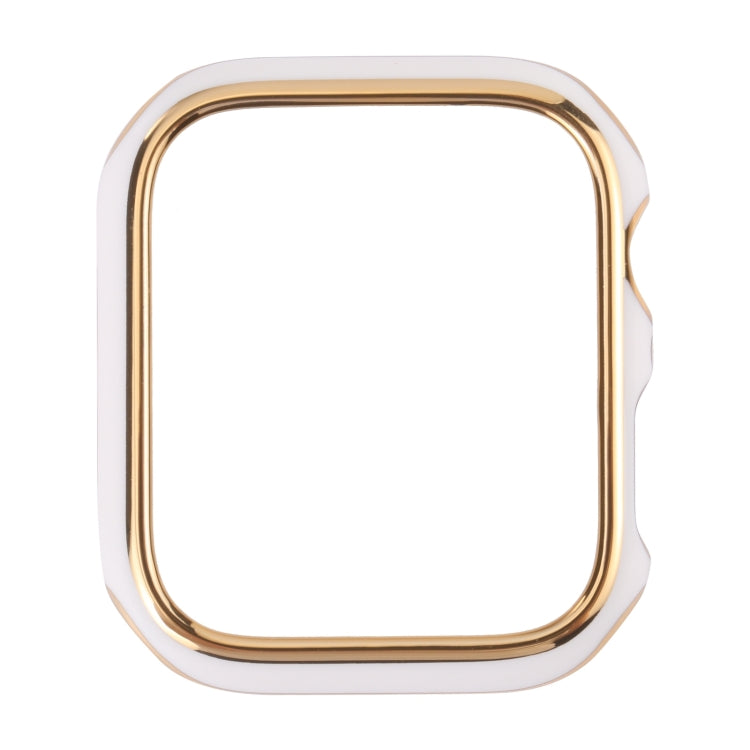 Dual-color Electroplating PC Protective Watch Case For Apple Watch Series 3 & 2 & 1 38mm(Phnom Penh + White Background) by buy2fix