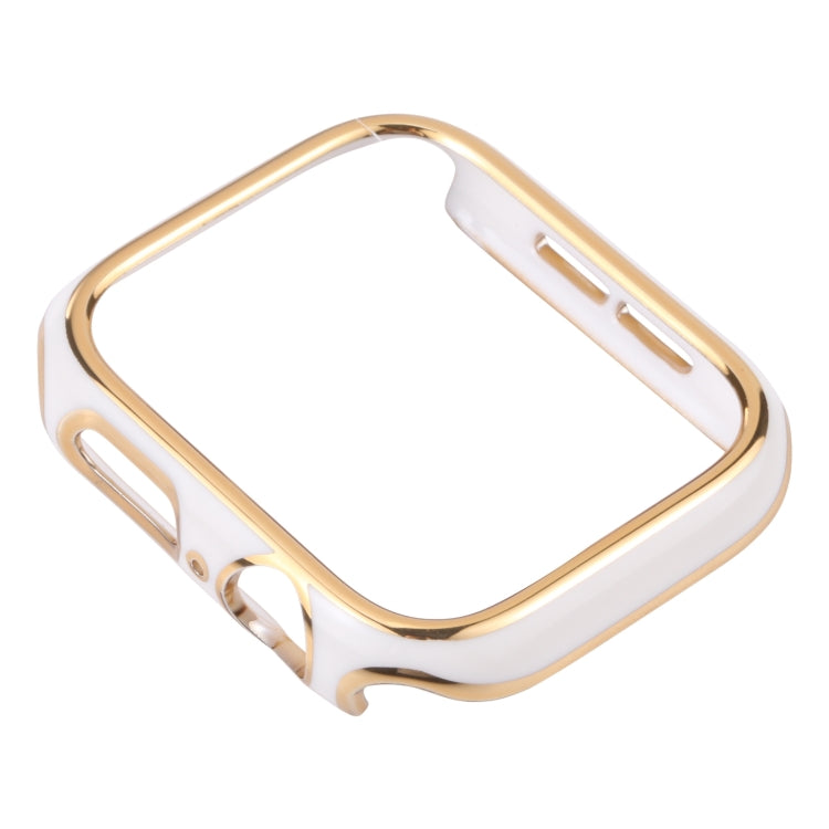 Dual-color Electroplating PC Protective Watch Case For Apple Watch Series 3 & 2 & 1 38mm(Phnom Penh + White Background) by buy2fix