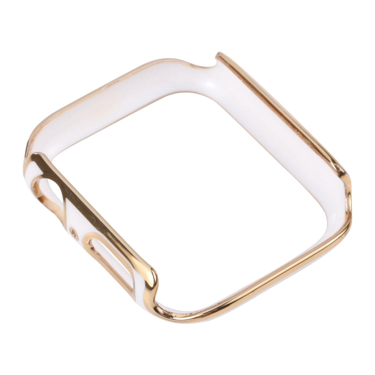 Dual-color Electroplating PC Protective Watch Case For Apple Watch Series 3 & 2 & 1 38mm(Phnom Penh + White Background) by buy2fix